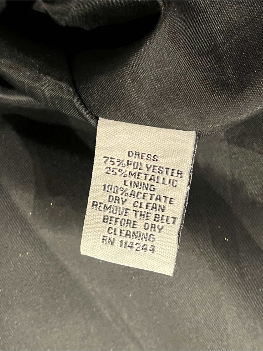 Eliza J. Floral Jacquard Cap
Sleeve Black Gold Metallic Fit &
Flare Dress ⢠NWOT - Picture 9 of 9